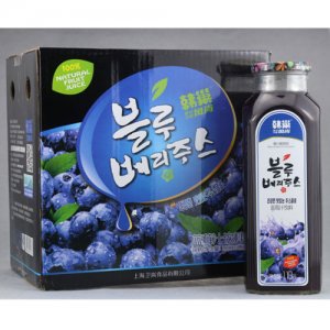 韓巢藍(lán)莓汁玻璃瓶1.18L