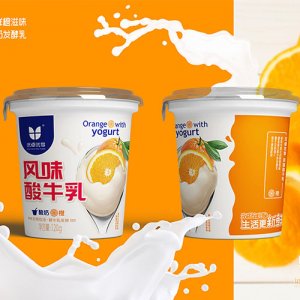 優(yōu)卓?jī)?yōu)享橙風(fēng)味酸牛乳120g