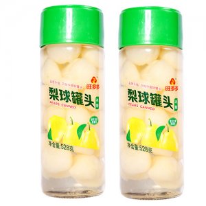 旺多多梨球罐頭(冰糖)528g
