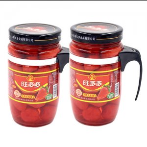 旺多多冰糖草莓罐頭608g