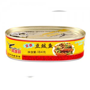 鷹金錢金香豆豉鯪魚罐頭100克