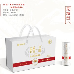 奢香一品核桃乳240ml×12罐(精裝白)