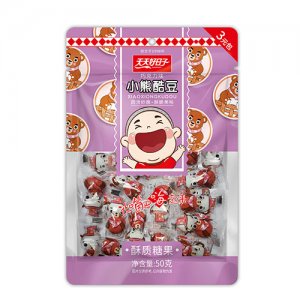 天天好日子小熊酷豆巧克力味50克