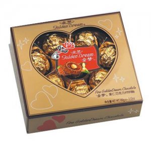 梁豐金夢果仁巧克力100g