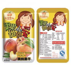 愛園果仙果果de甜甜愛黃桃果干