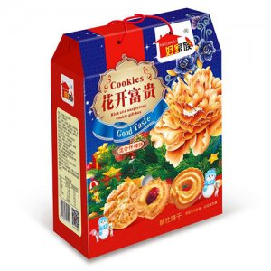 好家族花開(kāi)富貴混合什錦餅干禮盒