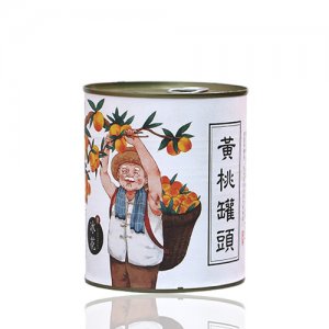 冰花黃桃罐頭