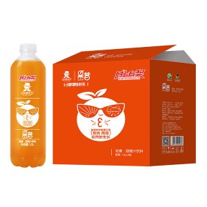 玉川果先生甜橙果昔益生菌果汁飲料1.5Lx6瓶