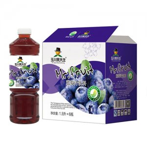 玉川果先生藍莓汁飲料1.5Lx6瓶