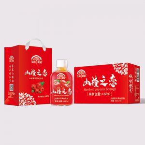 玉川果園山楂果汁飲料350mlx15瓶