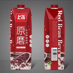 上首鉆石包紅豆粗糧酸奶飲料1L