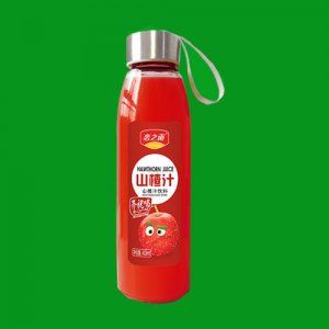 戀之雨玻璃瓶山楂汁飲料418ml