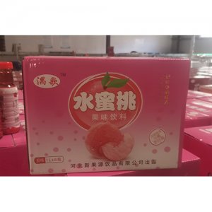 湡歌水蜜桃果味飲料1L箱裝