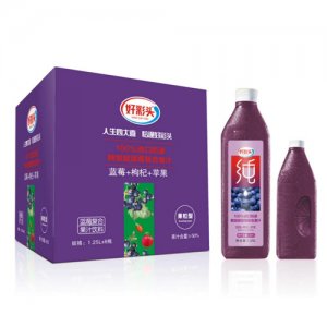 好彩頭藍(lán)莓復(fù)合果汁飲料箱裝1.25Lx6瓶