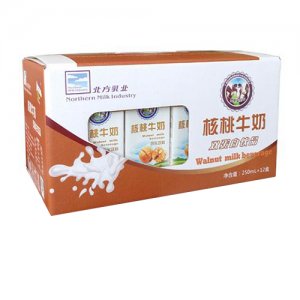 北方乳業(yè)利樂(lè)磚核桃牛奶250ml