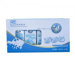 北方乳業(yè)利樂(lè)磚酸酸奶250ml