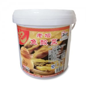 蓉上坊桶裝泡魚酸菜4kg