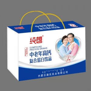 純想木盒中老年高鈣復(fù)合蛋白飲品