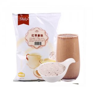 紅棗拿鐵奶茶巧艾斯奶茶含真正紅棗粒三合一速溶奶茶