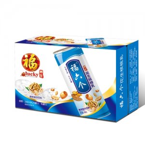 福六個養(yǎng)生花生核桃乳高罐(藍箱)