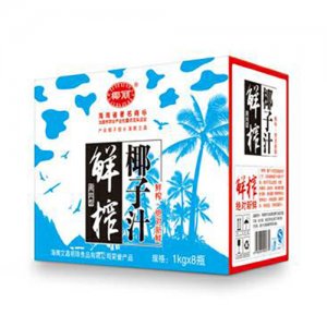 椰麗鮮榨椰子汁1kgx8瓶
