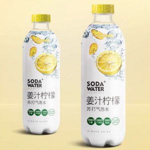 咸露姜汁檸檬蘇打氣泡水
