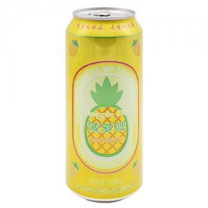 藍(lán)發(fā)菠蘿啤果味飲料500ml