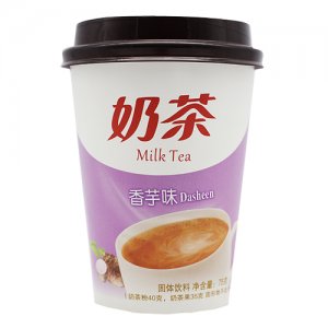 優(yōu)旺滋奶茶香芋味杯裝75g