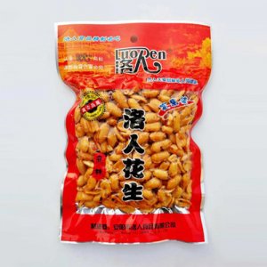 洛人紅衣麻辣花生袋裝