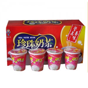 頂呱呱奇異鳥-75g杯裝奶茶(草莓味)