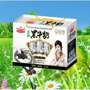樂(lè)源高鈣黑牛奶250m1×1