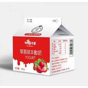 羊基草莓味酸羊奶屋頂盒裝