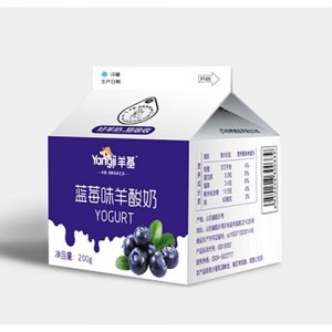 羊基藍莓味酸羊奶屋頂盒裝200g