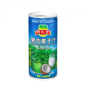 椰之秀果肉椰子汁245ml