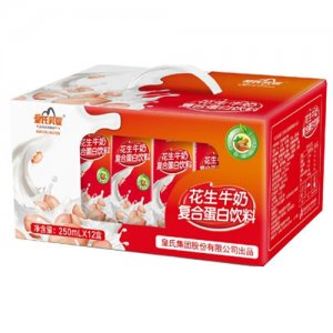 皇氏乳業(yè)花生牛奶復(fù)合蛋白飲料250mlX12