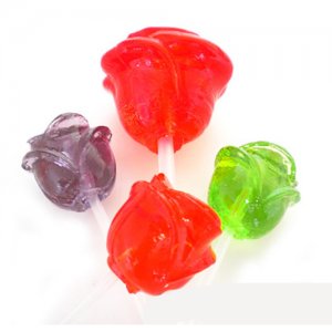 百嘉玫瑰花棒糖