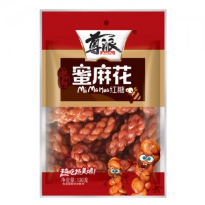 尊派雪麻花紅糖味130g