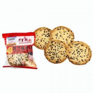 耕耘百年纖多多燕麥黑芝麻煎餅