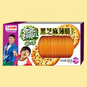 金福郎黑芝麻薄脆餅干