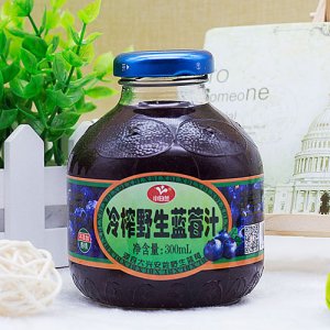 小白蘭冷榨野生藍莓汁300ml