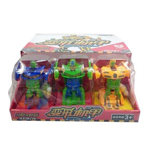 美日佳變形機甲糖果玩具盒裝