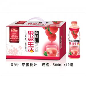 源匯果滋生活蜜桃汁500mlx10瓶