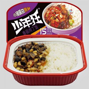 小豬佩奇香菇肉丁自熱米飯盒裝