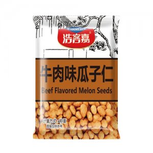 浩客嘉牛肉味瓜子仁稱重