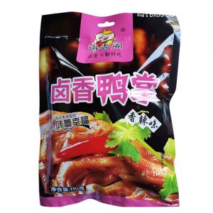 得香閣鹵香鴨掌香辣味110g