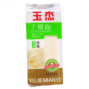 玉杰手搟面500g(綠袋)