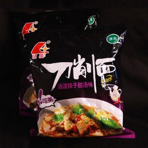 麗星刀削面油潑辣子酸湯味袋裝