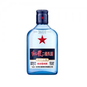 紅星二鍋頭43度藍(lán)瓶綿柔150ml