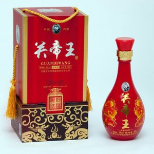 關(guān)帝王紅瓶39度濃香型白酒