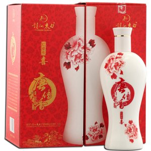 詩仙太白酒唐傳香紅瓷